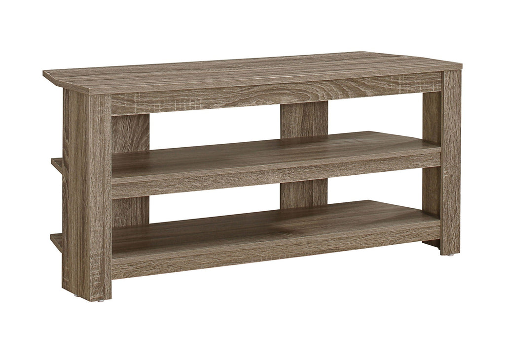 TV Stand Console Media Entertainment Center with 3 Storage Shelves