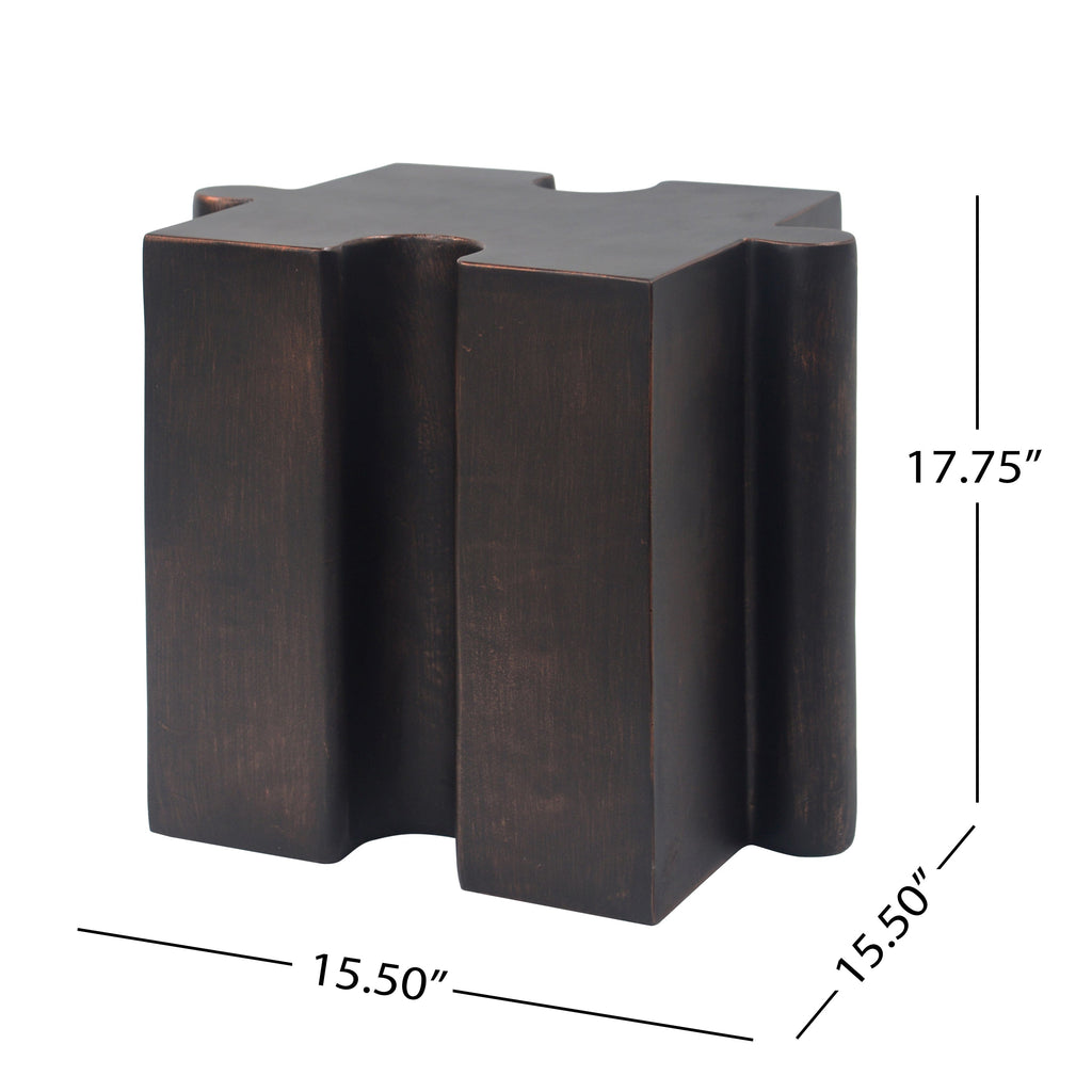 3-Piece Artistic Puzzle Table Set