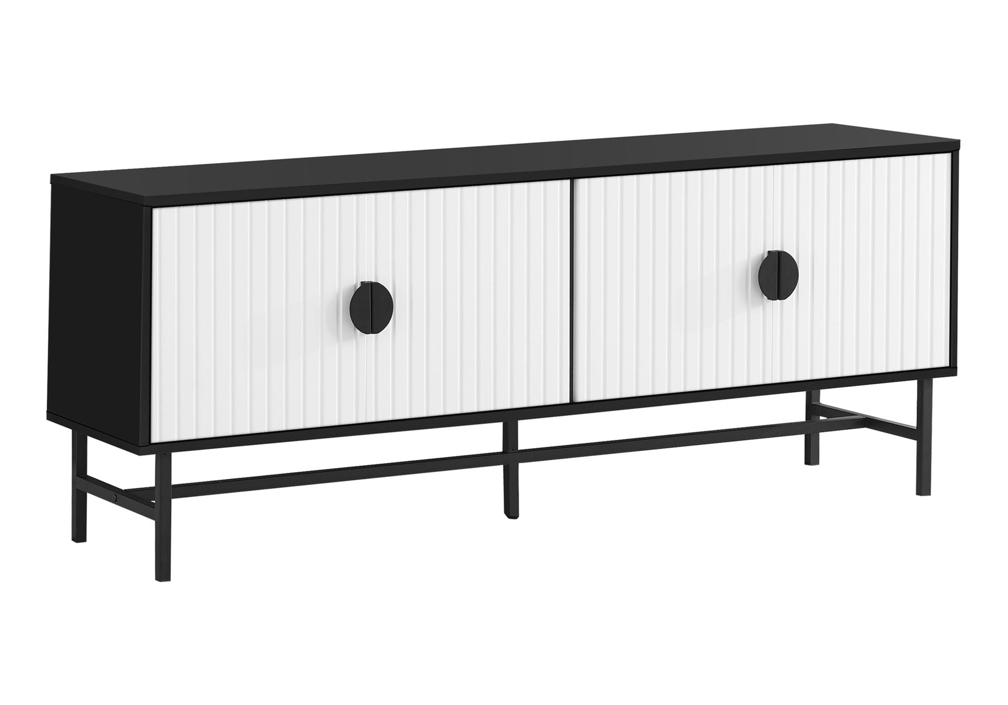 Contemporary TV Stand Console with Storage