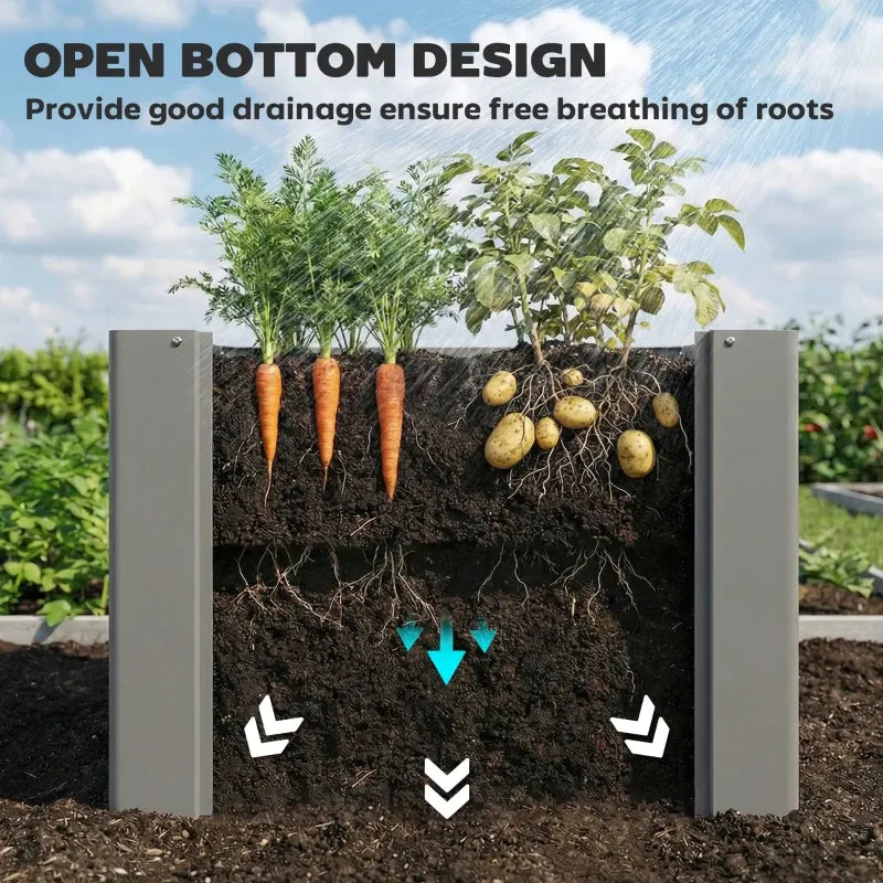 Balcony Herb Box, Outdoor Planter Box, Elevated Garden Bed