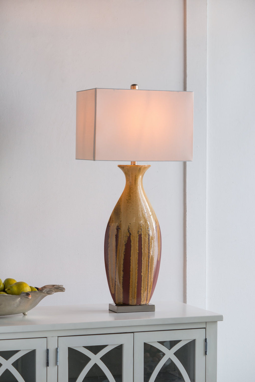 16x10.5x36 In Ceramic Table Lamp