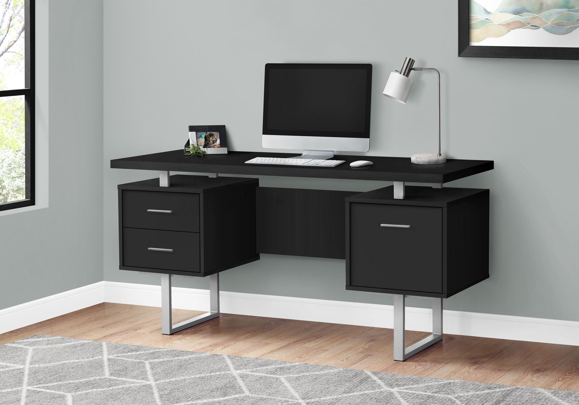 Computer Desk For Home Office With Storage Drawers