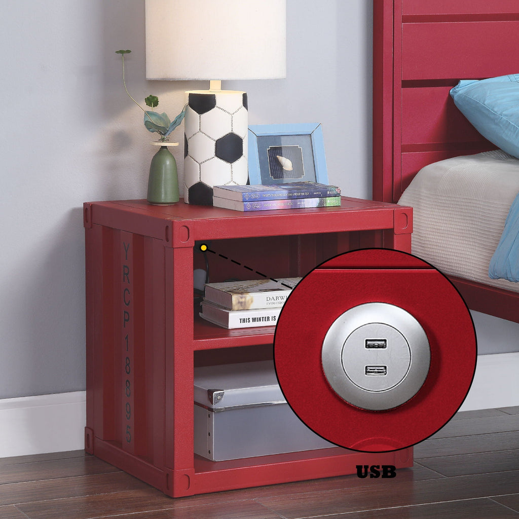 Cargo Nightstand With USB