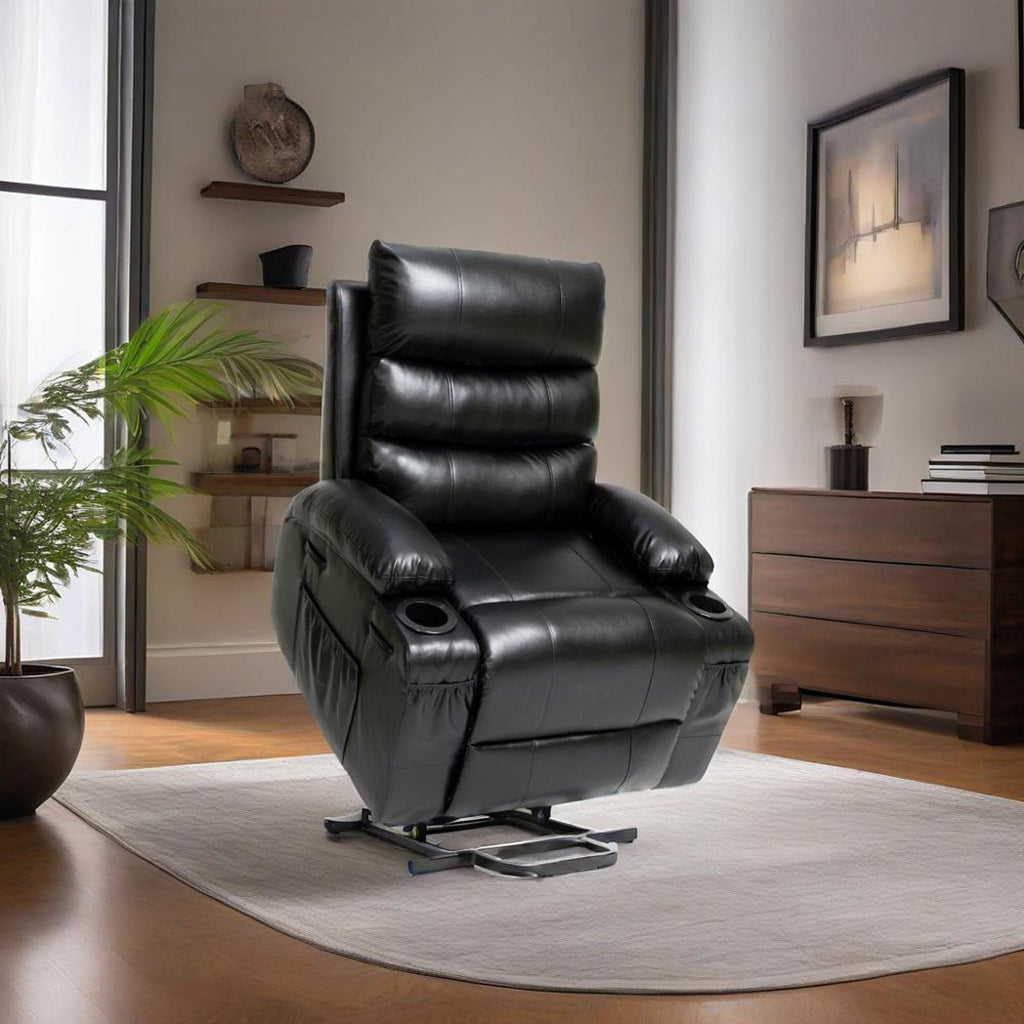 Large Electric Power Lift Recliner Chair Sofa with Massage and Heat