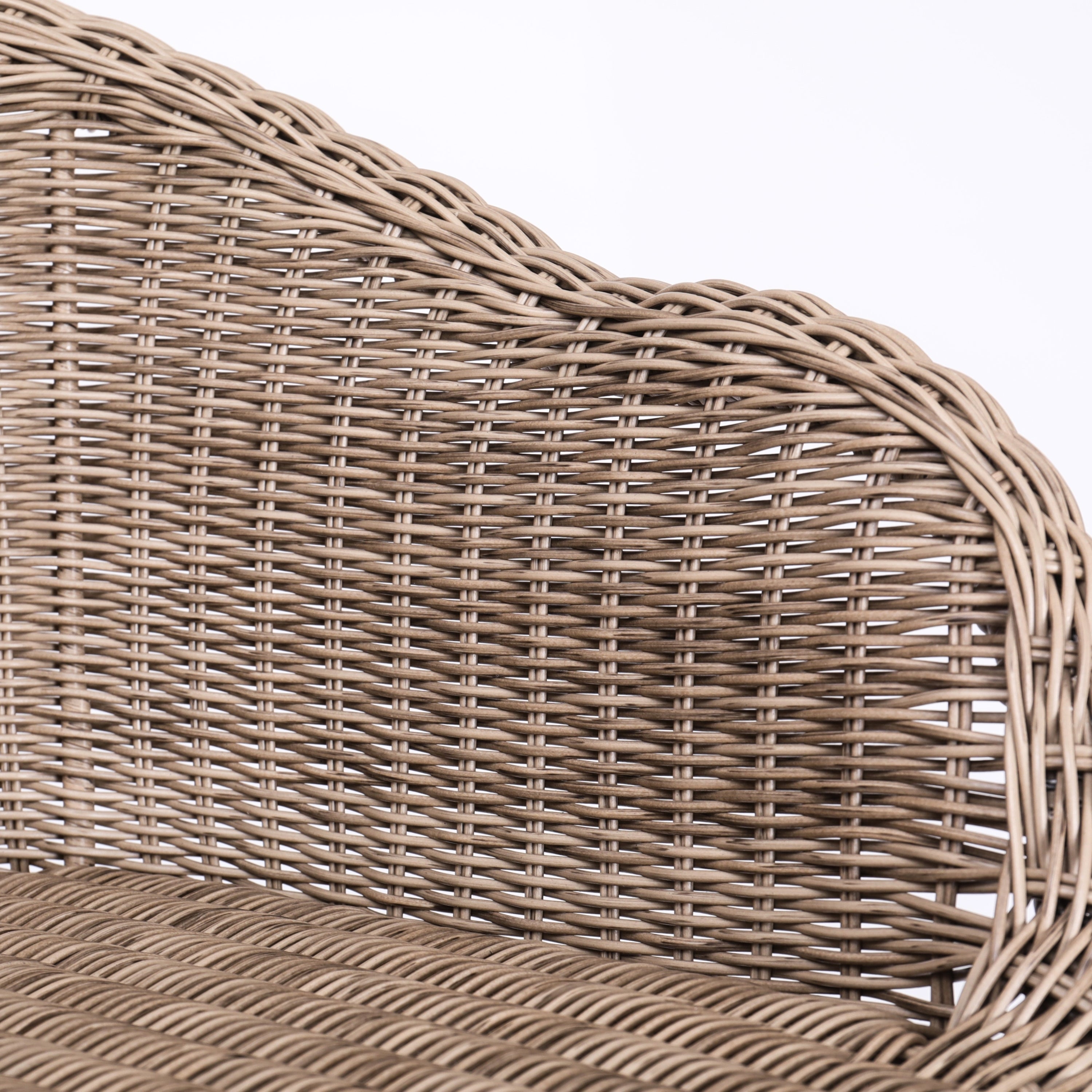Ladd Outdoor Metal Wicker Barstool Set of 2