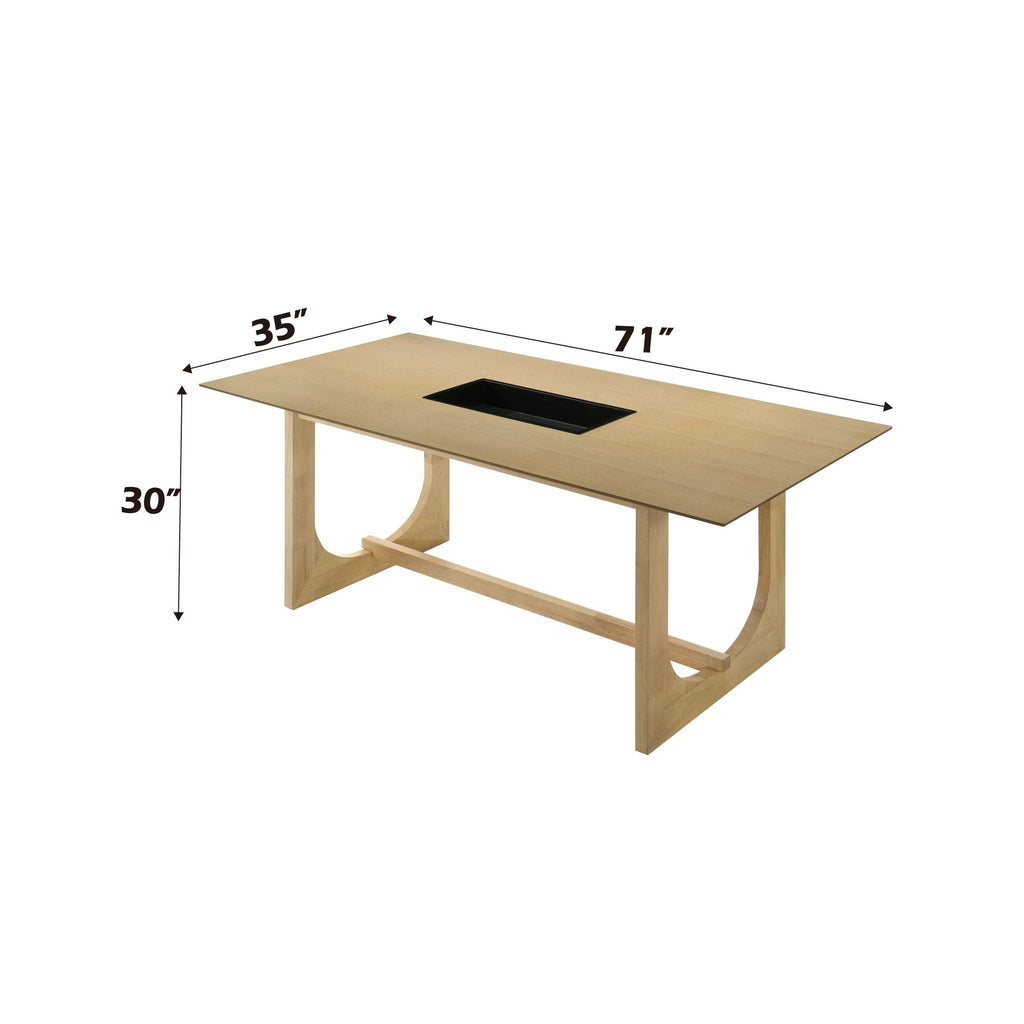 Blayde Natural Wood Dining Table