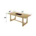 Blayde Natural Wood Dining Table