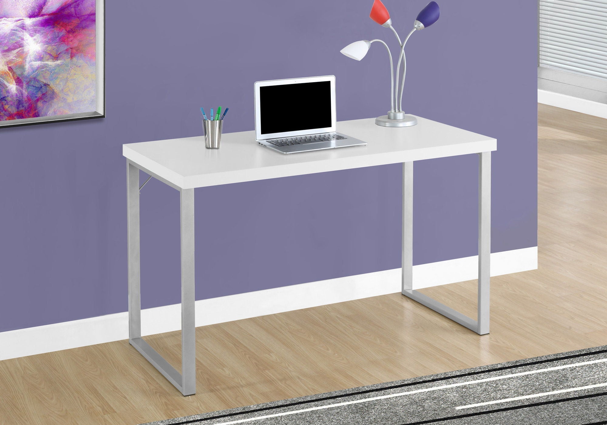 Computer Desk for Home Office, Laptop, Modern Convenient Design
