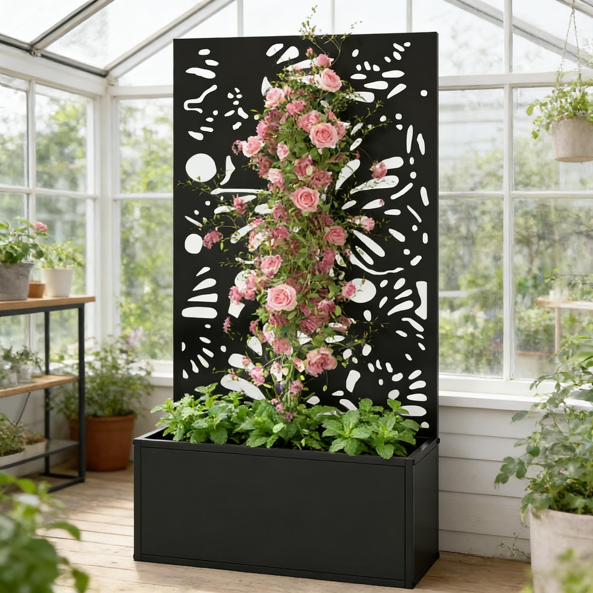 Stylish Plant Bed, Freestanding or Wall Mounted Plant Bed