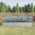 Raised Garden Bed Kit - Metal 7.6x3.7x0.98 ft