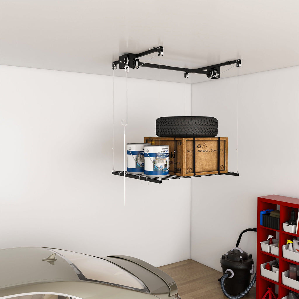 Overhead Garage Storage Rack
