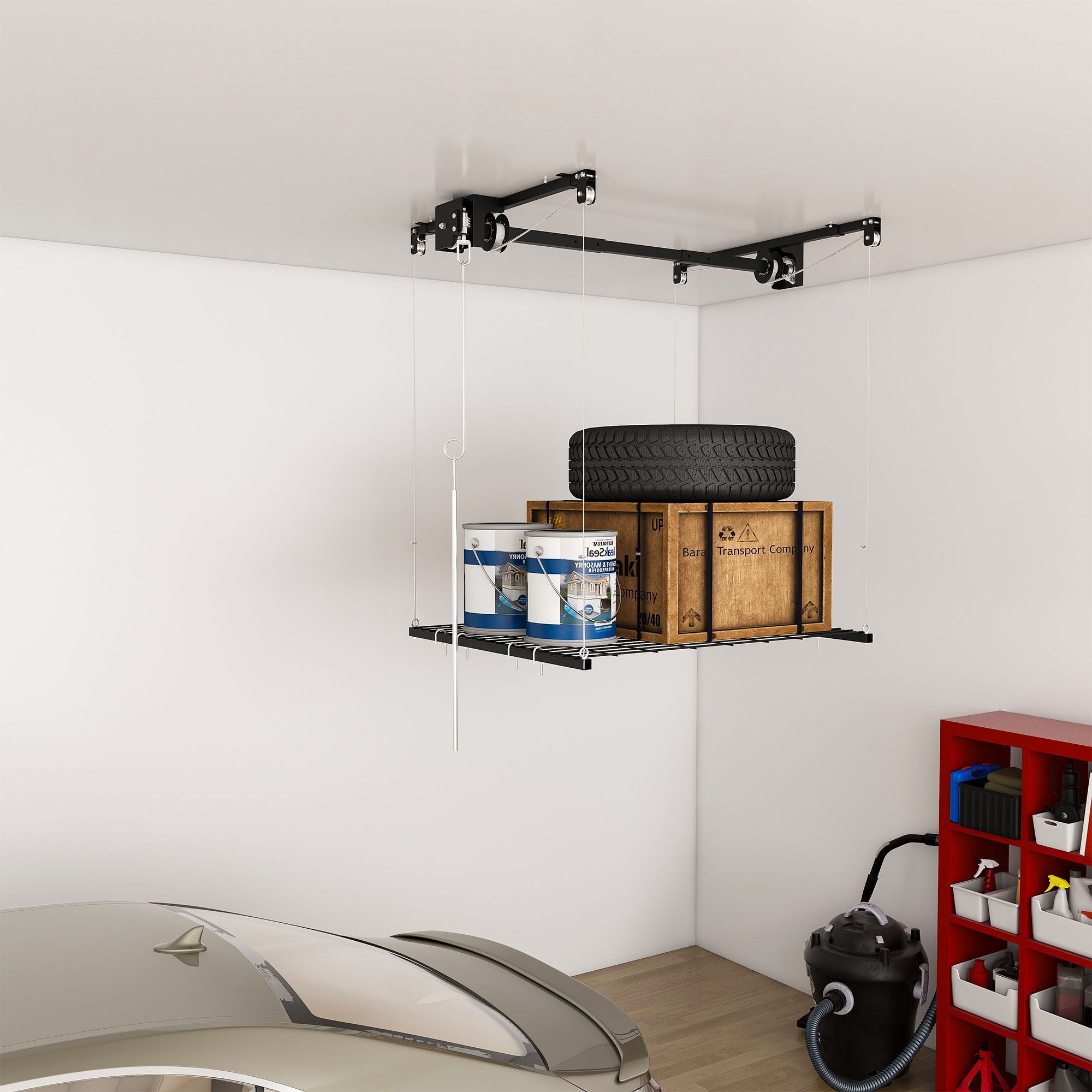 Overhead Garage Storage Rack