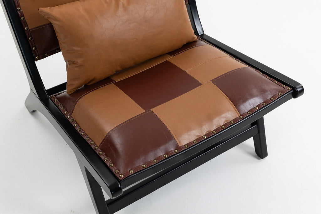 Modern Boho Accent Chair for Living Room, Mid Century Lounge Chair
