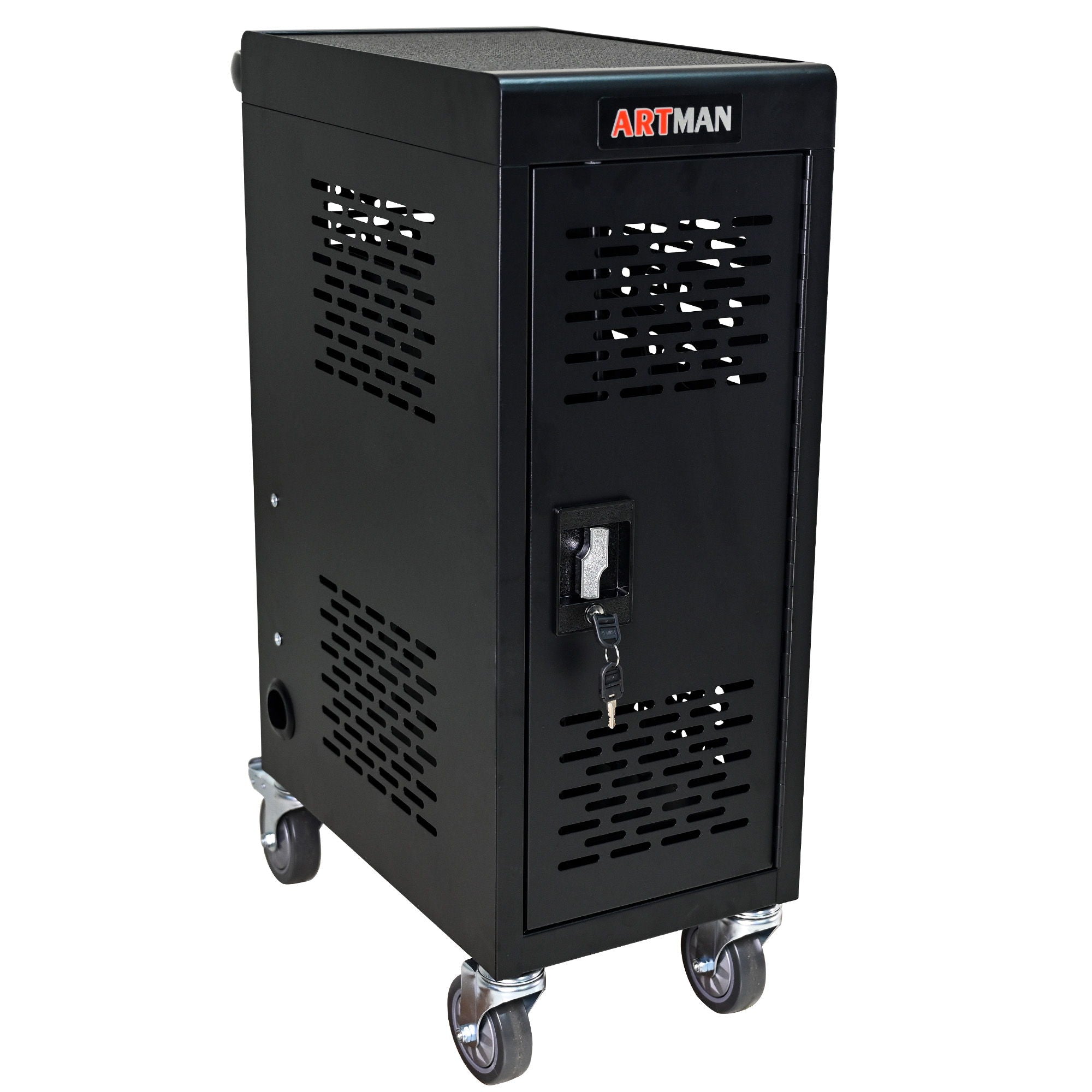 16 Bay Mobile School Charging Cart Station for Chromebook, Tablet and Laptop