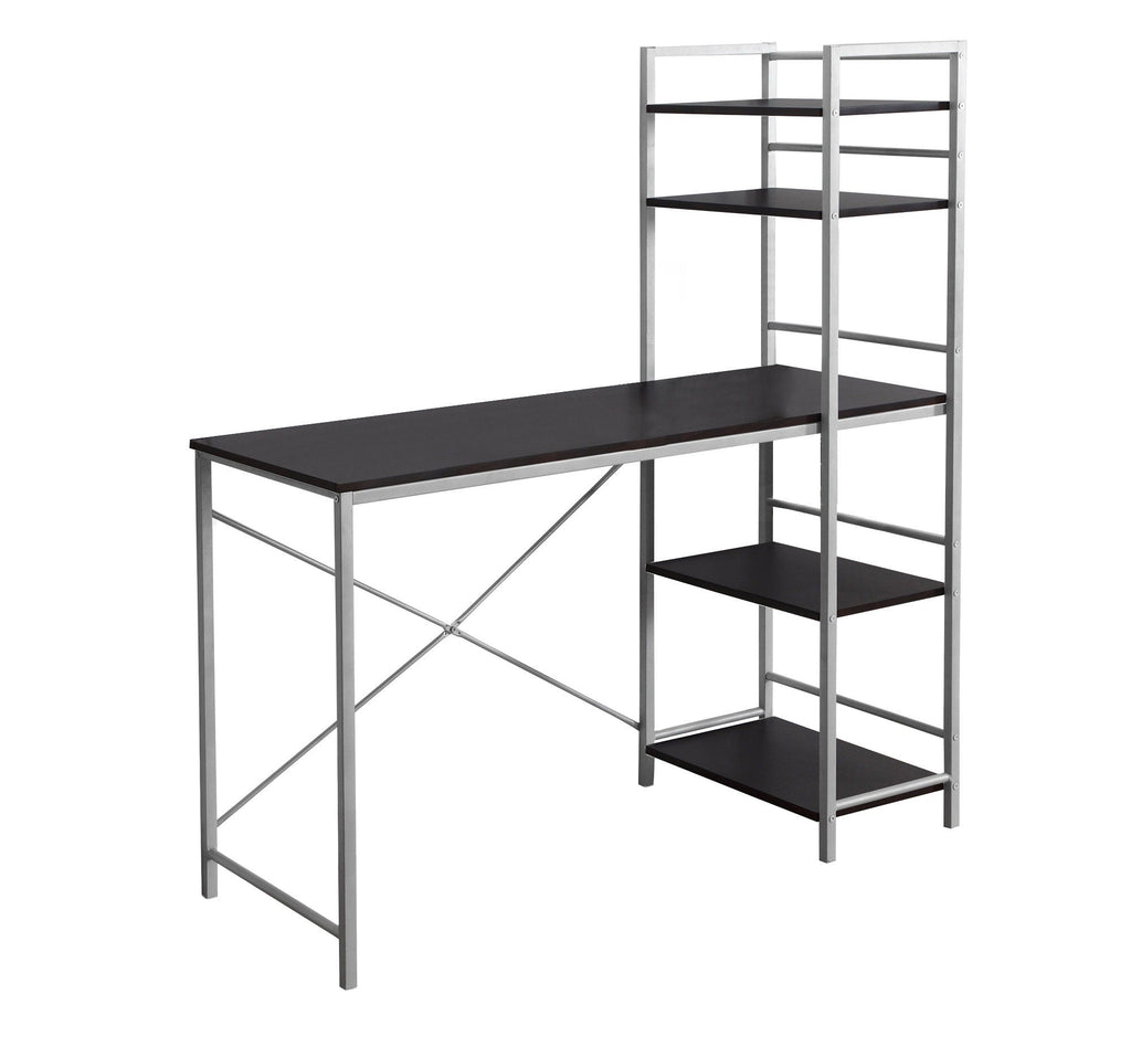 Computer Desk for Home Office with Laptop Storage Shelves
