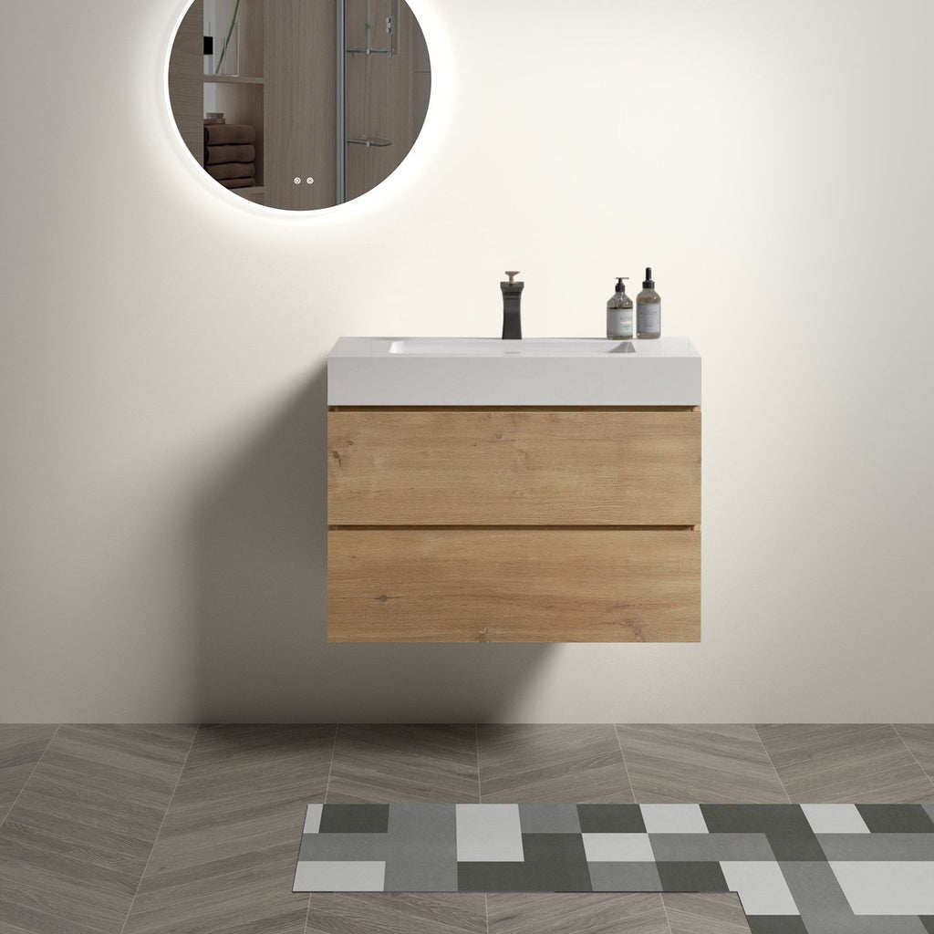Alice Wall Mounted Bathroom Vanity with Sink