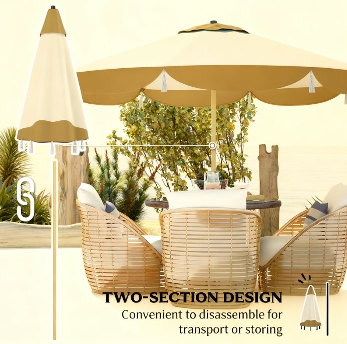 Vented Patio Table Umbrella