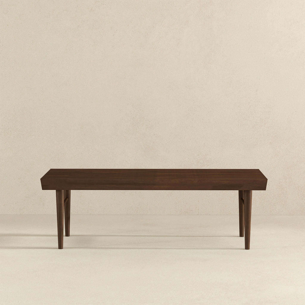 Mia - Bench - Dark Brown