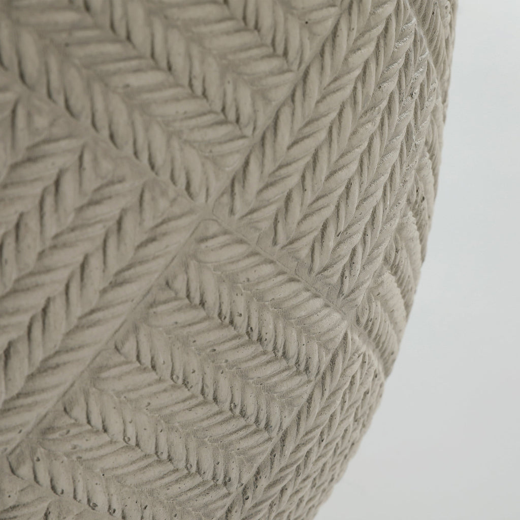 Round Concrete Planter Set of 2