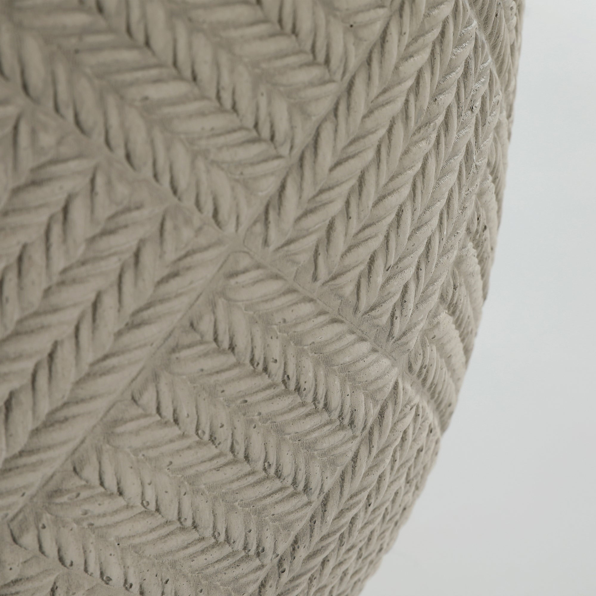 Round Concrete Planter Set of 2