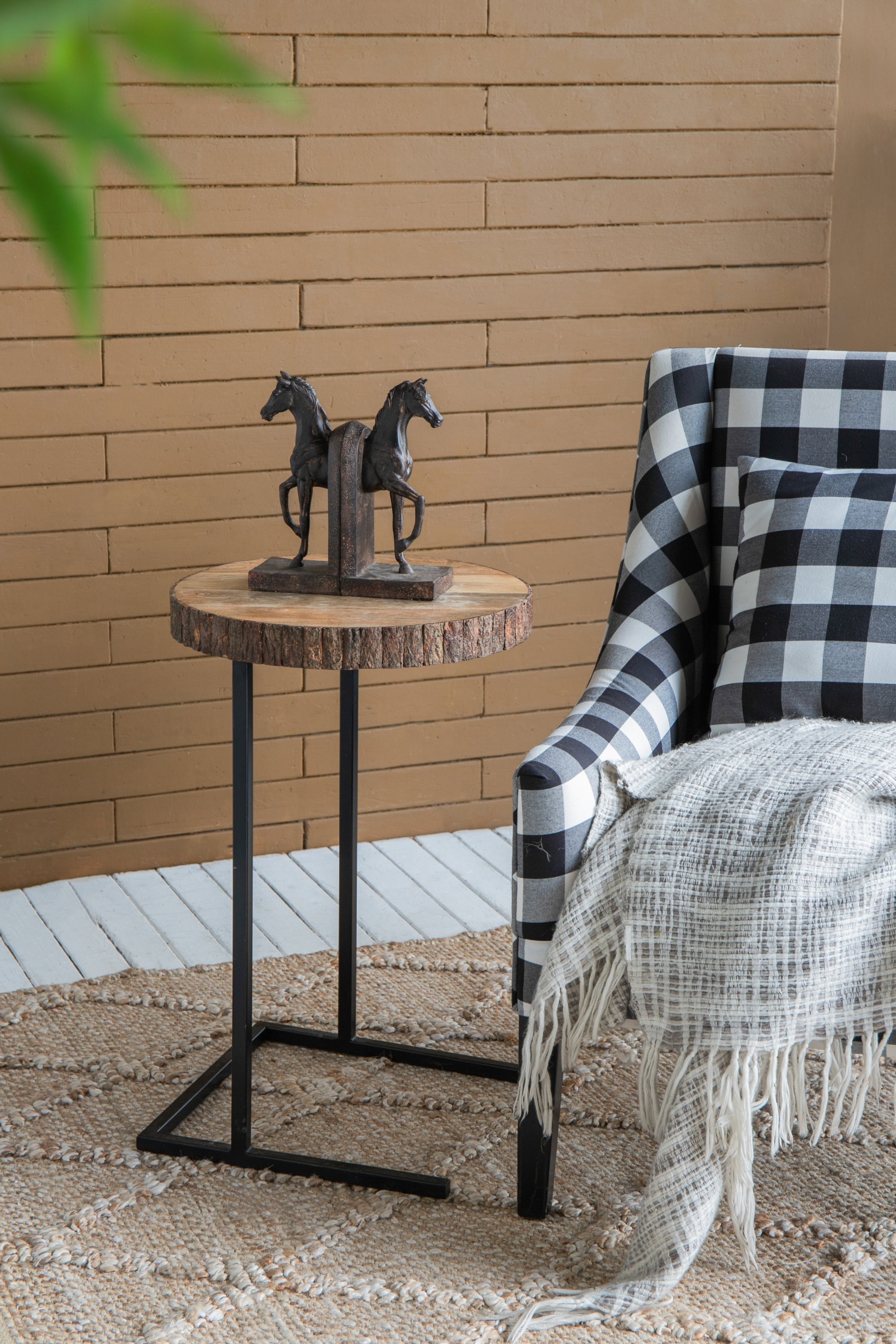 S/2 5x4x10.5' Trotting Horse Bookends