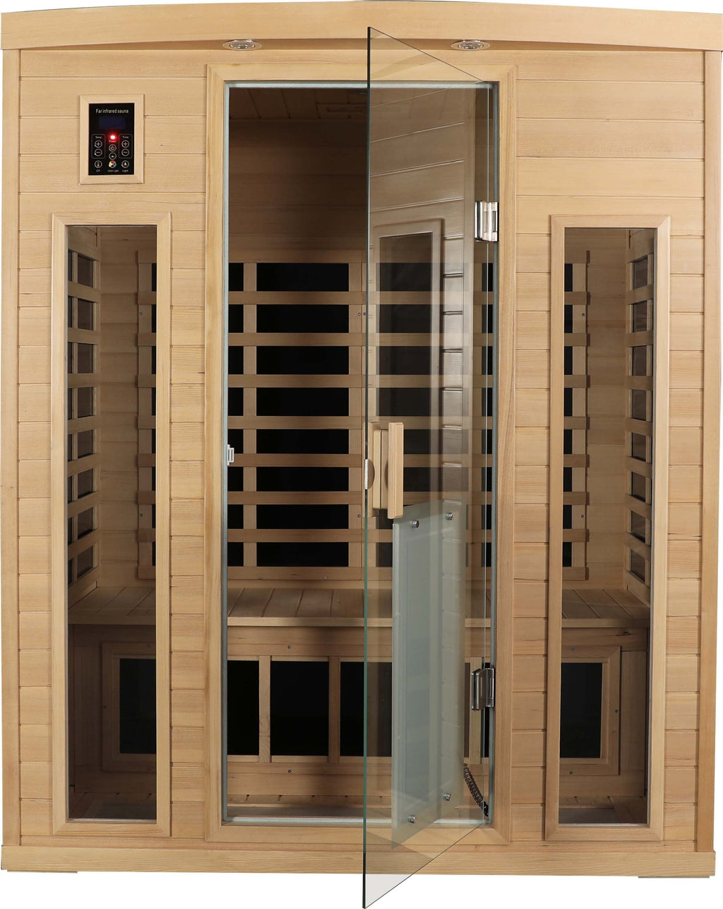 Low EMF Three person Far infrared sauna room (Front & Rear)