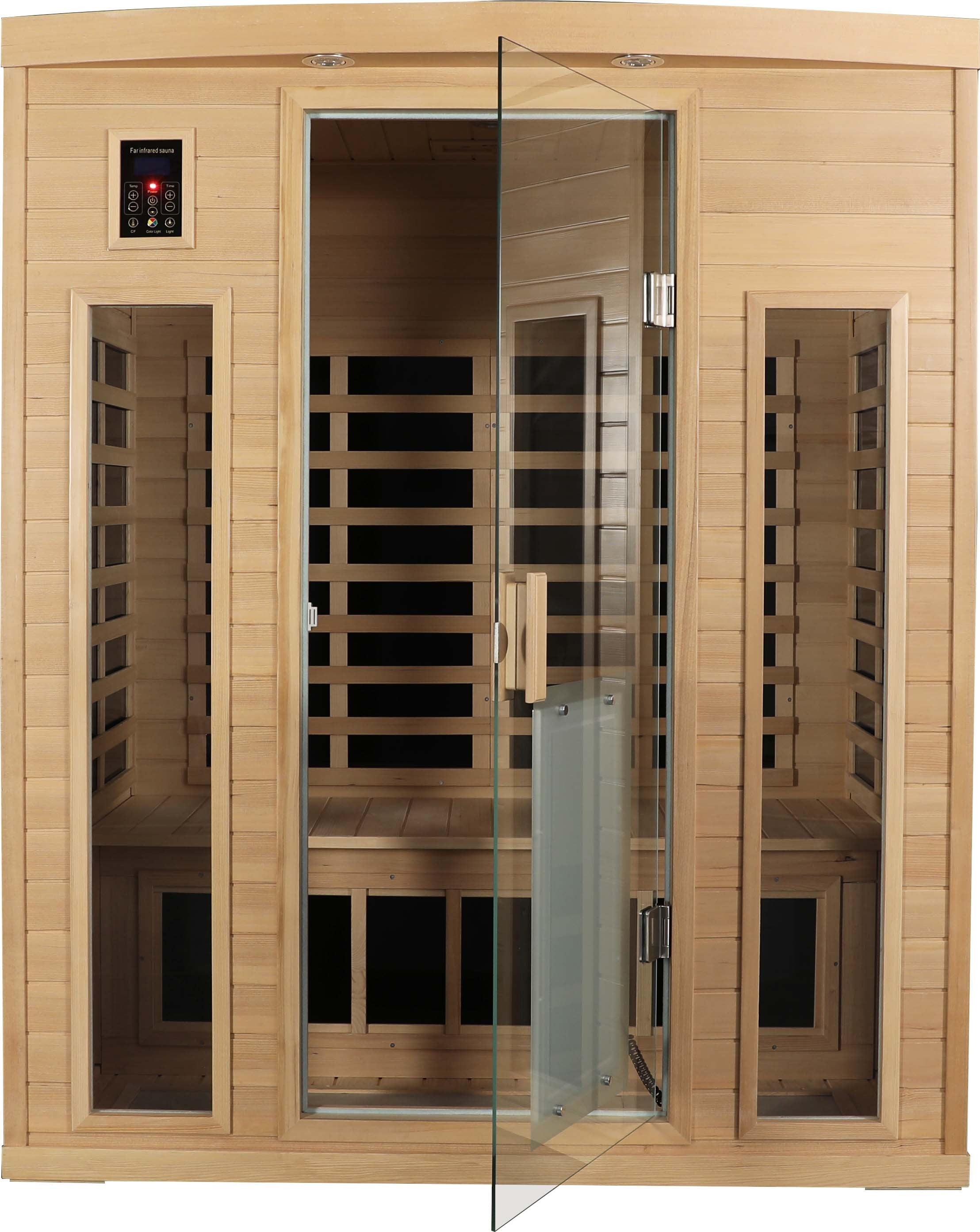 Low EMF Three person Far infrared sauna room (Roof & Floor)
