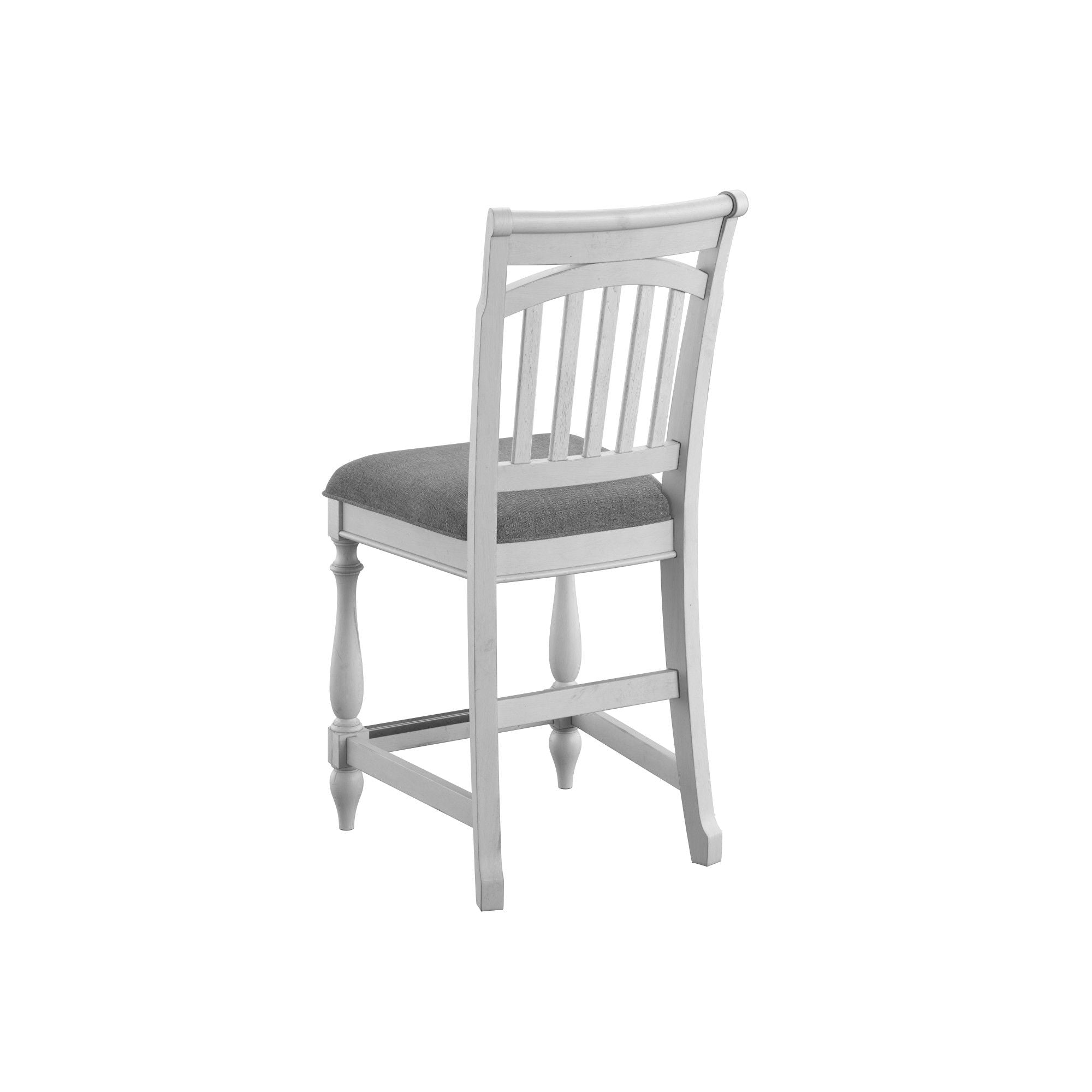 Slat Back Barstools (Set of 2) - Gray