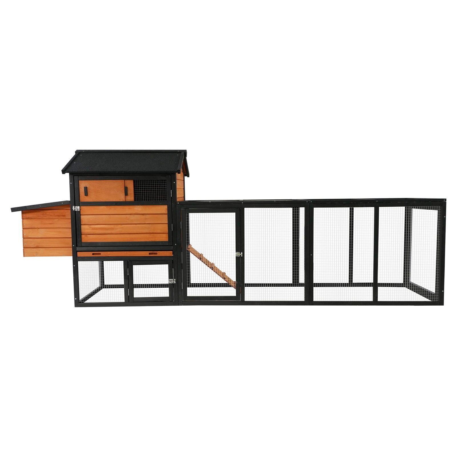 Chicken Coop With Run And Nesting Box