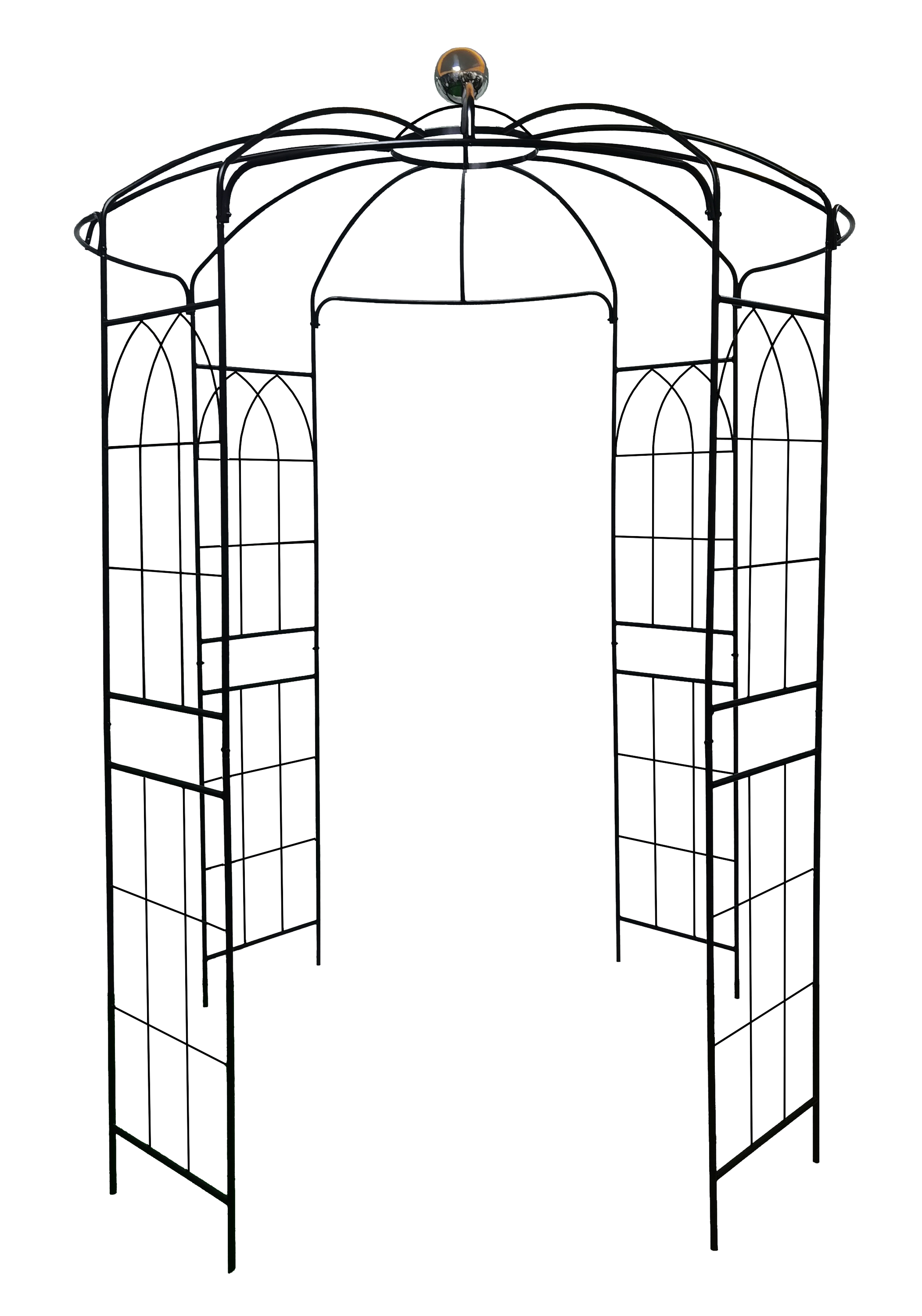 Metal Garden Arch Iron Pergola