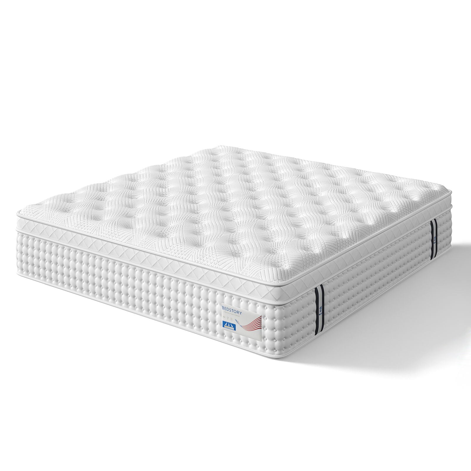 14" King Hybrid Mattress, Memory Foam & Pocket Spring Bed