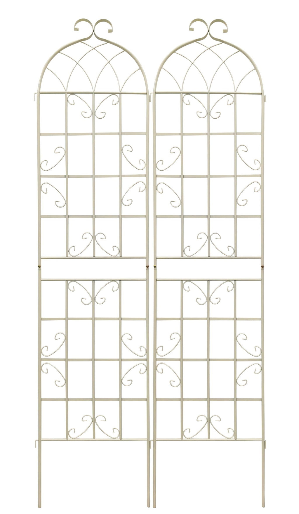 Metal Garden Rustproof Trellis For Climbing Plants Outdoor Flower Support