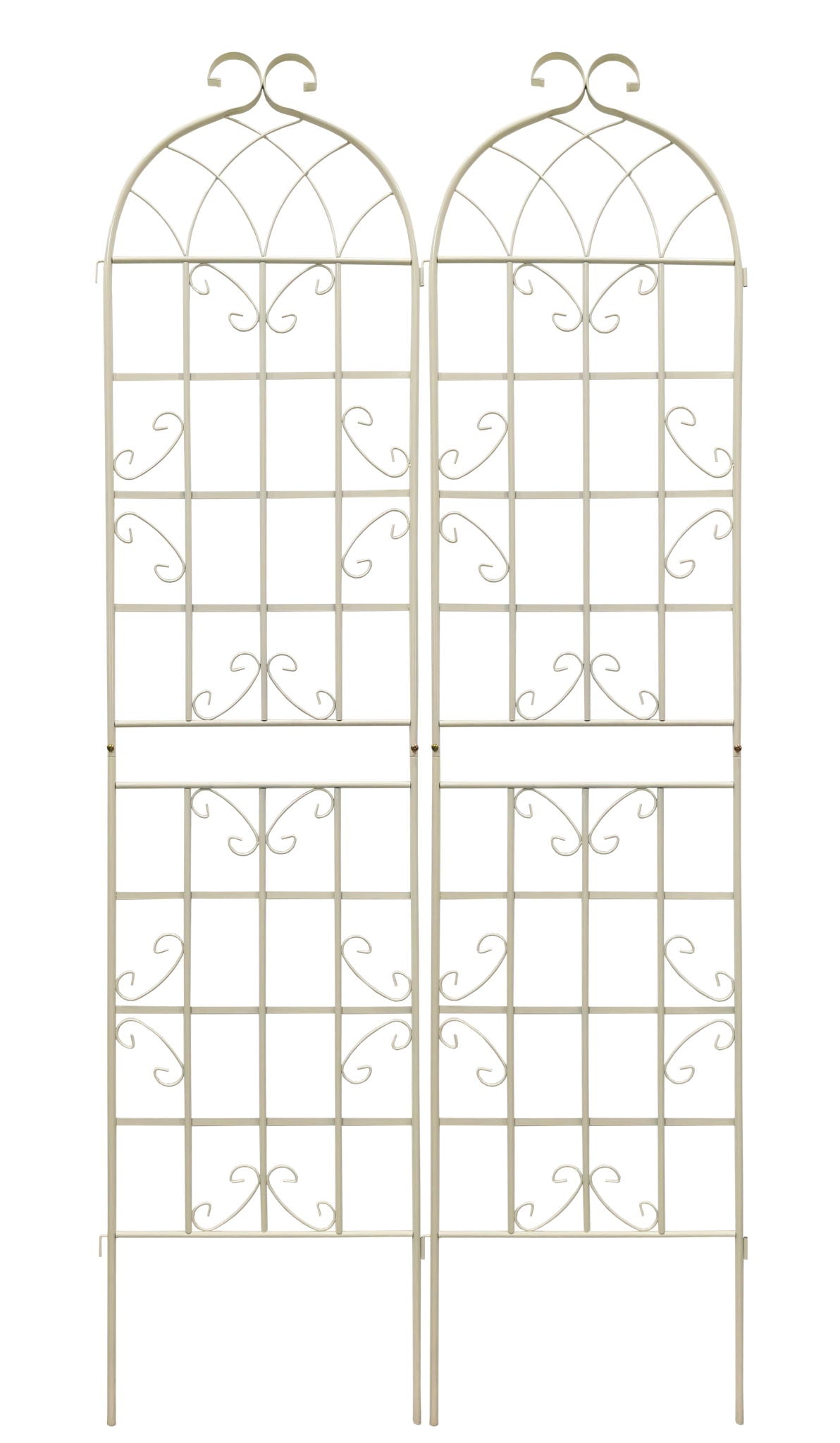 Metal Garden Rustproof Trellis For Climbing Plants Outdoor Flower Support