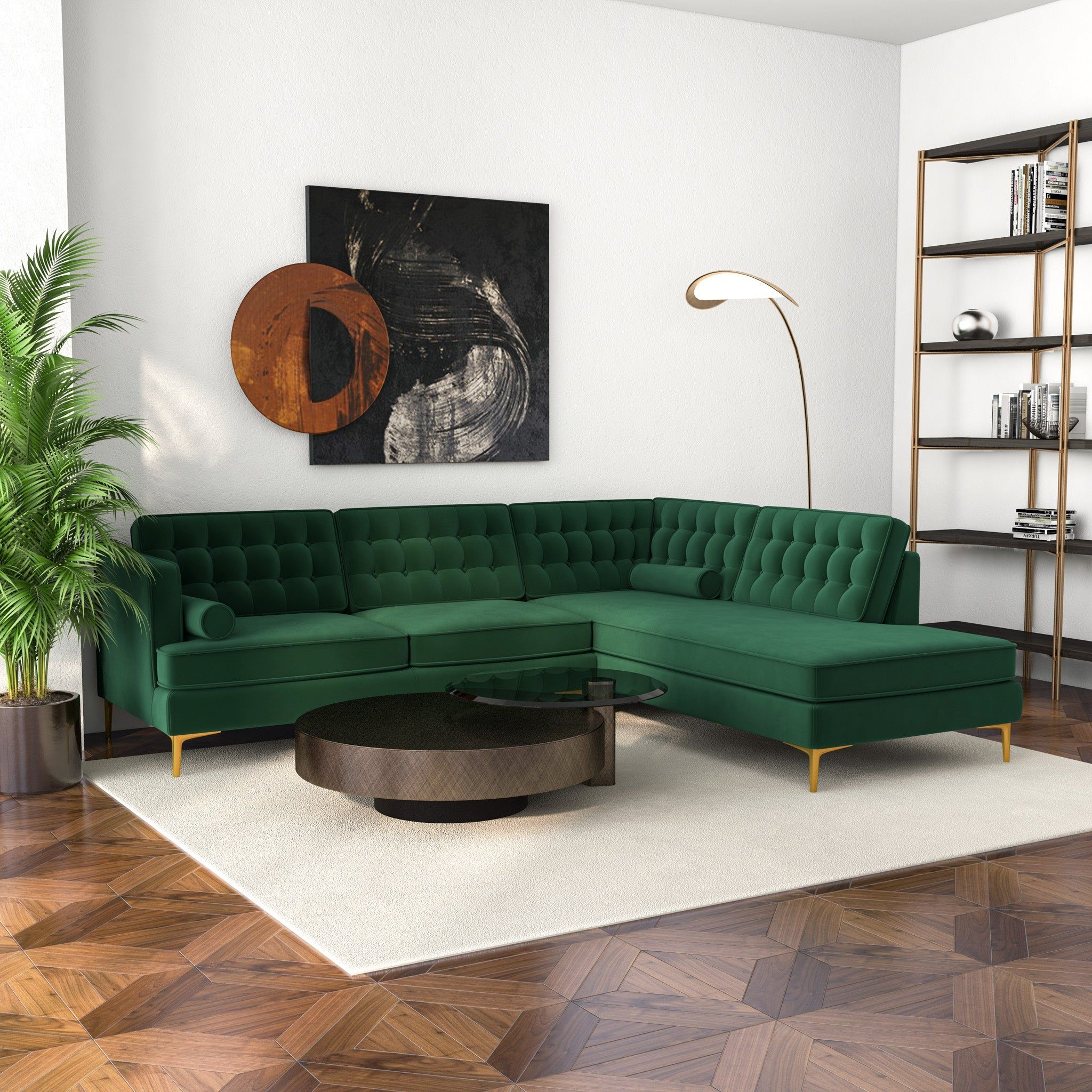 Brooke - Modern Design Sectional Sofa