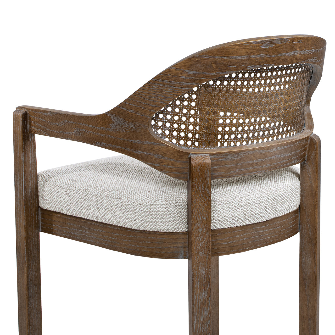 Americana Mid-Century Modern 26" Cane Back Counter Stool