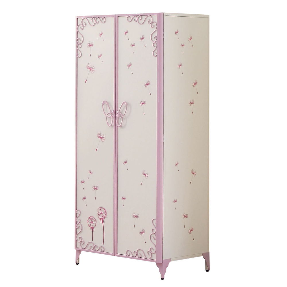 Priya II Synthetic Leather Purple Wardrobe