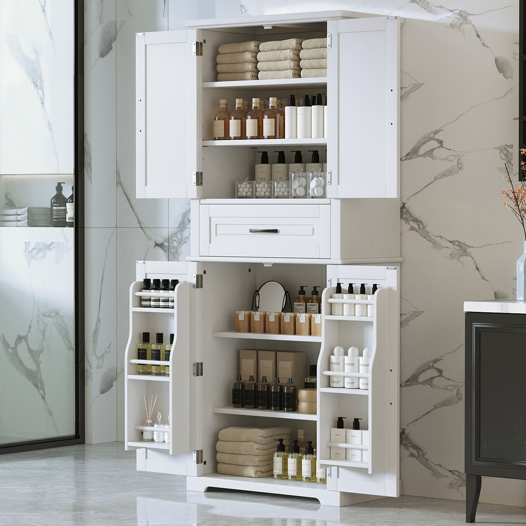 Bathroom Storage Cabinet With Multifunctional Storage Space