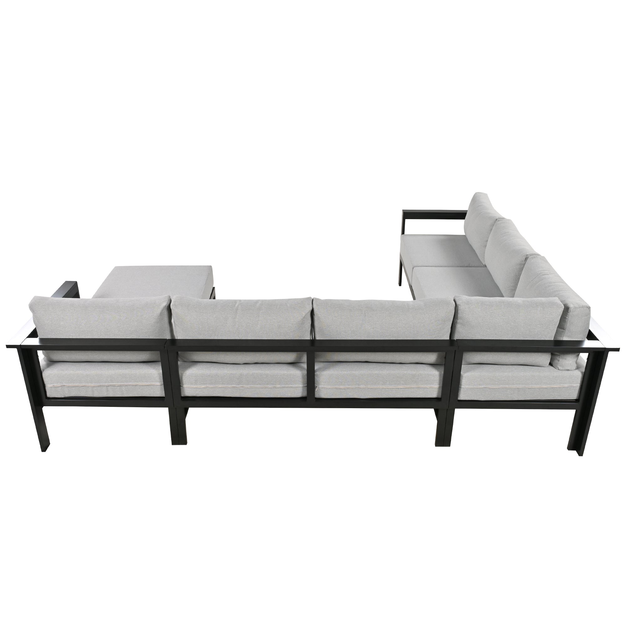 U_Style U-Shaped Outdoor Sectional Sofa Set