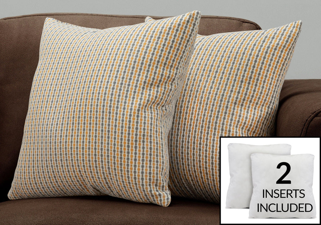8th Street Square Decorative Throw Pillows with Insert