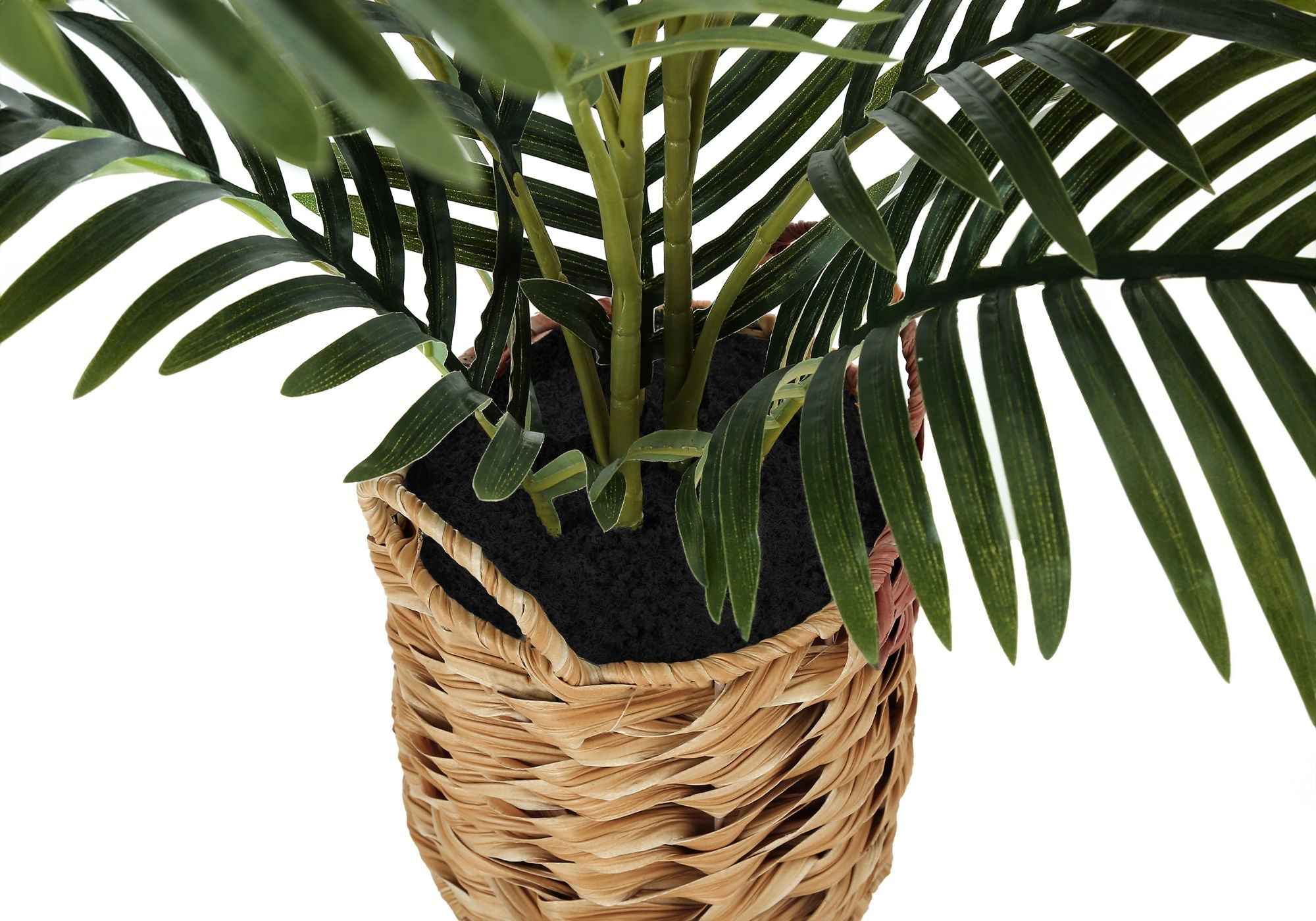 24" Tall Artificial Palm Plant - Indoor Faux Greenery