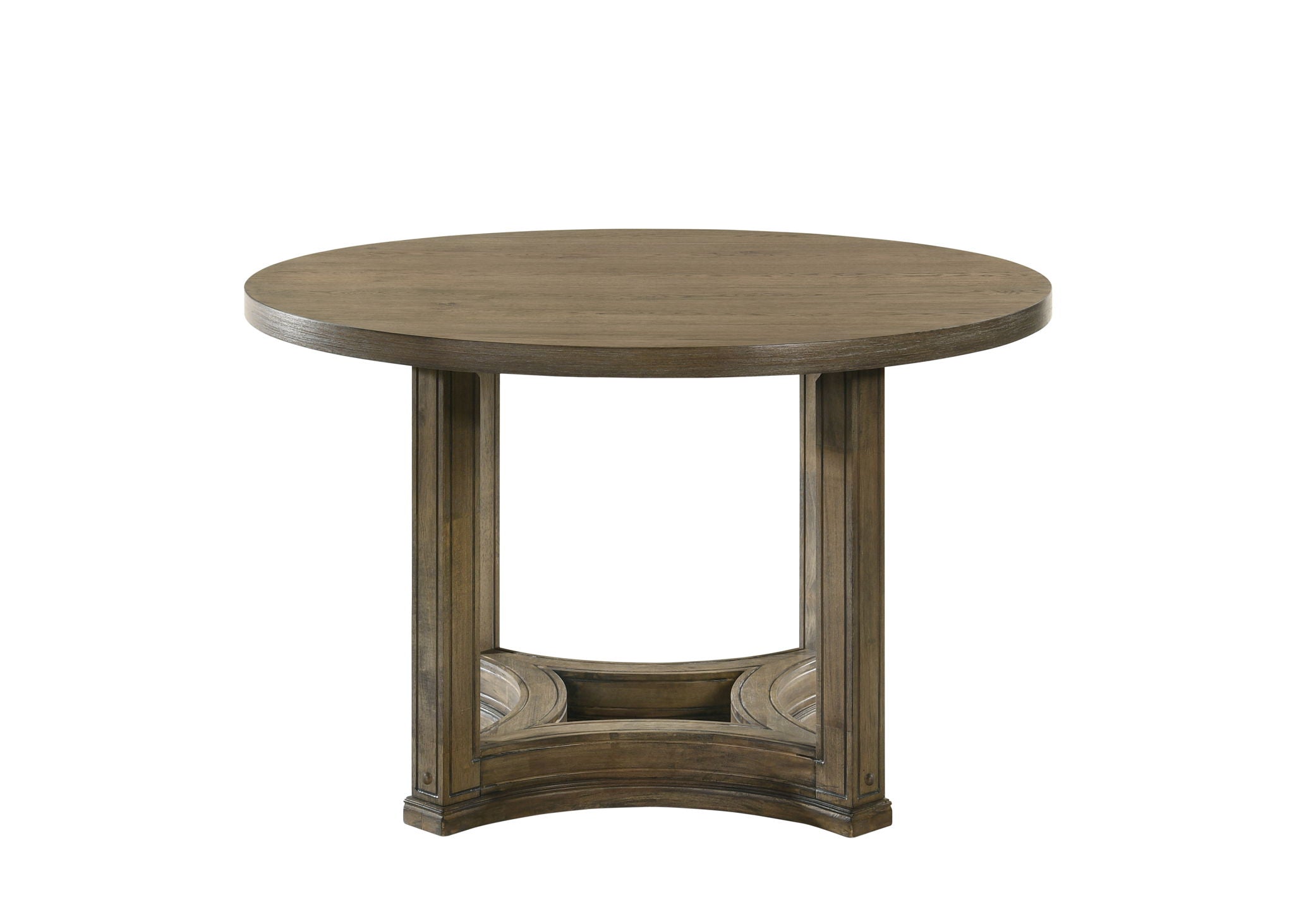 Parfield 5 Pieces Round Dining Room Set - Light Brown / Oak