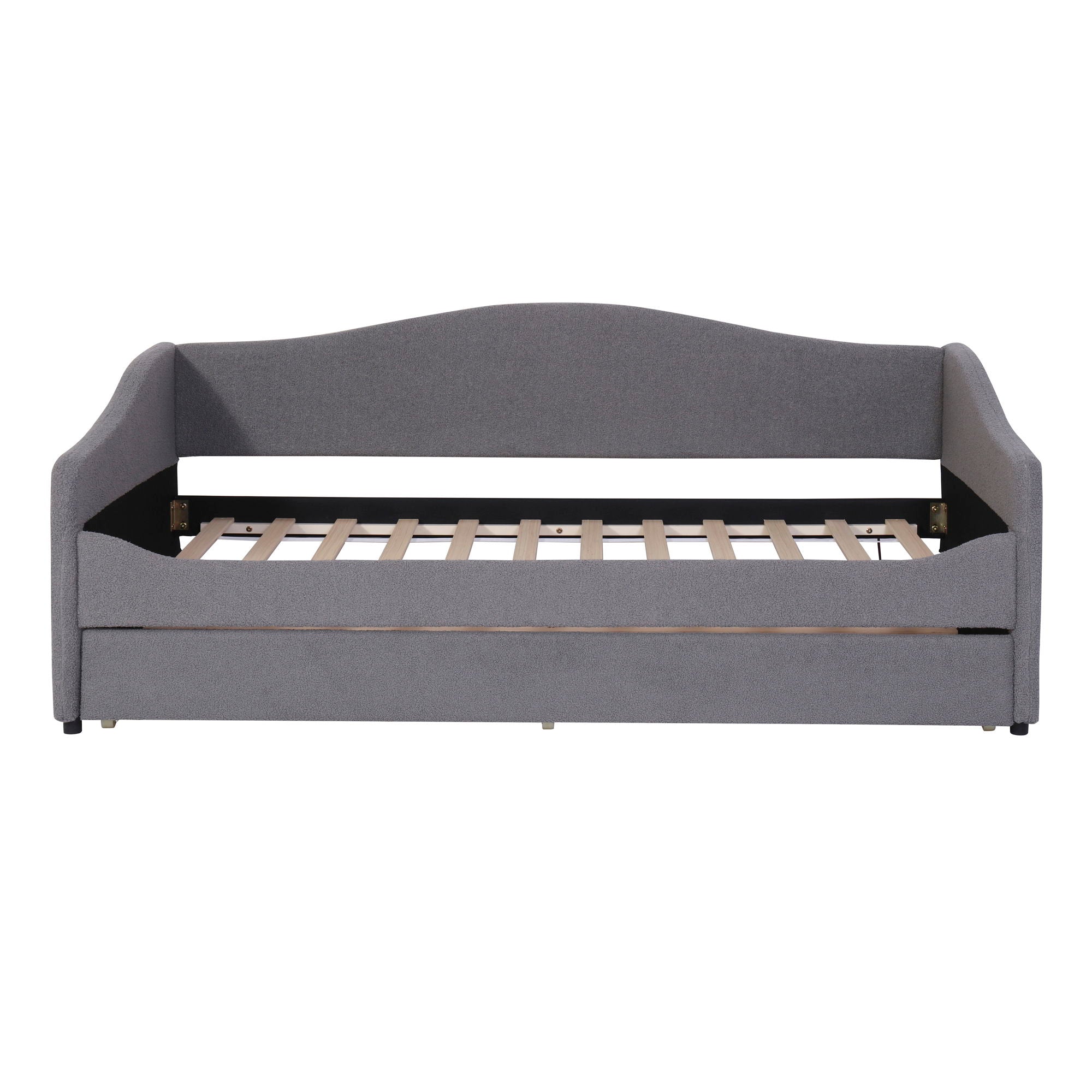 Design Upholstered Daybed With Light and Trundle