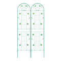 4 Pack Metal Garden Trellis 86.7'' x 19.7'' Rustproof Trellis for Climbing Plants