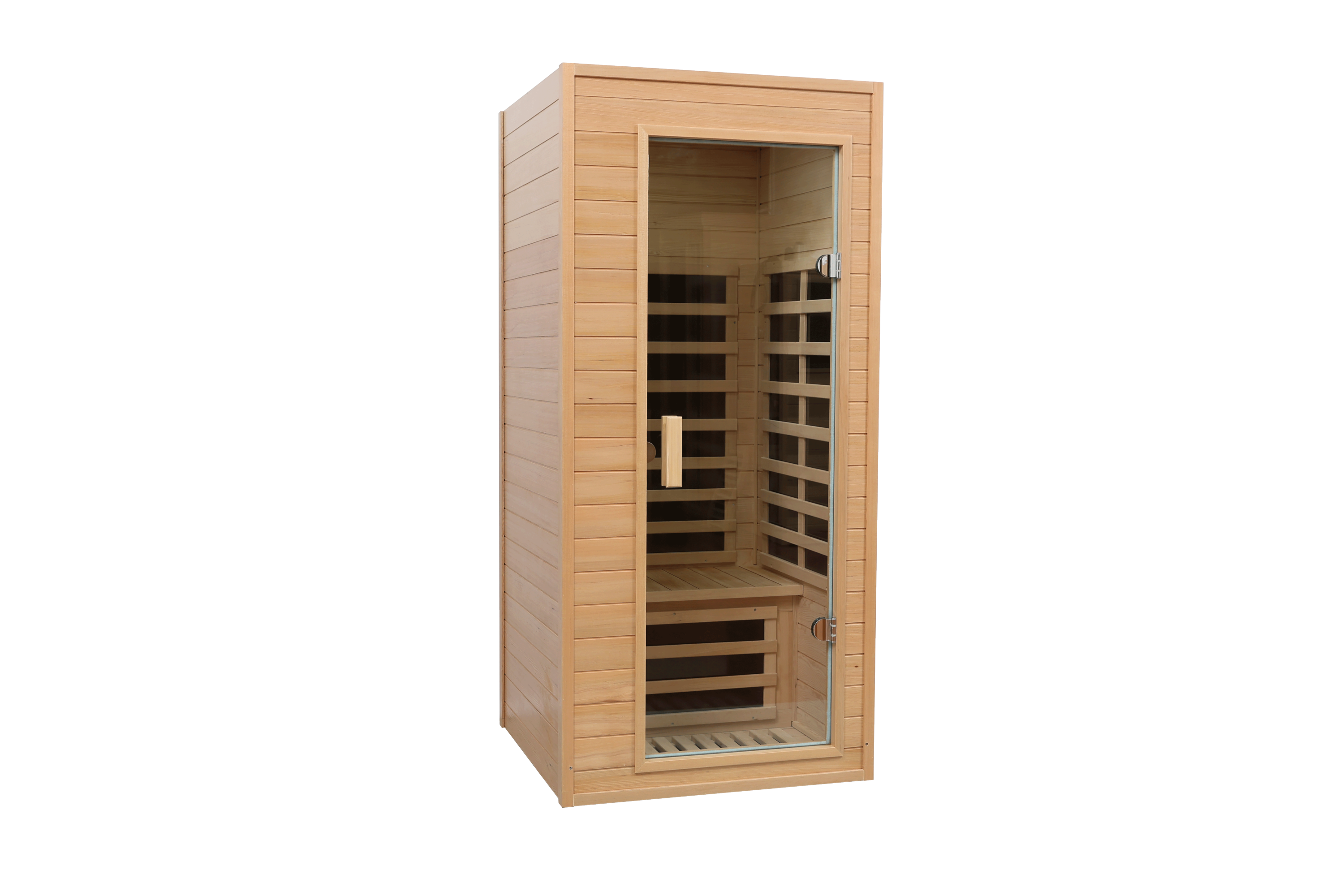 Hemlock One-person far infrared roof embedded indoor sauna room (Left & Right)