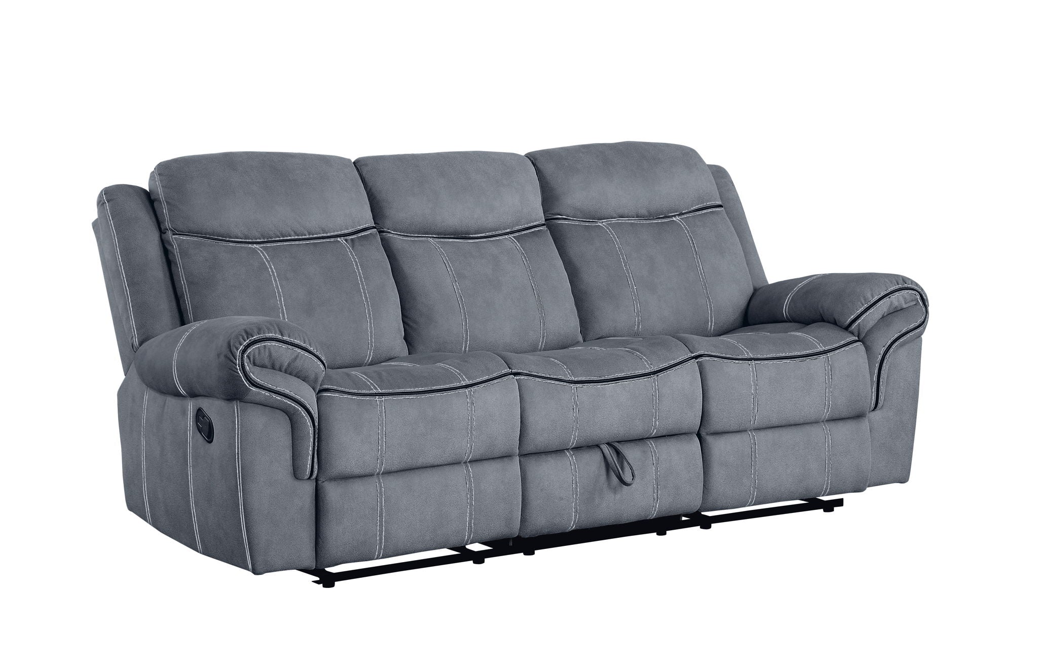 Zubaida Two Tone 3 Piece Recliner Living Room Set