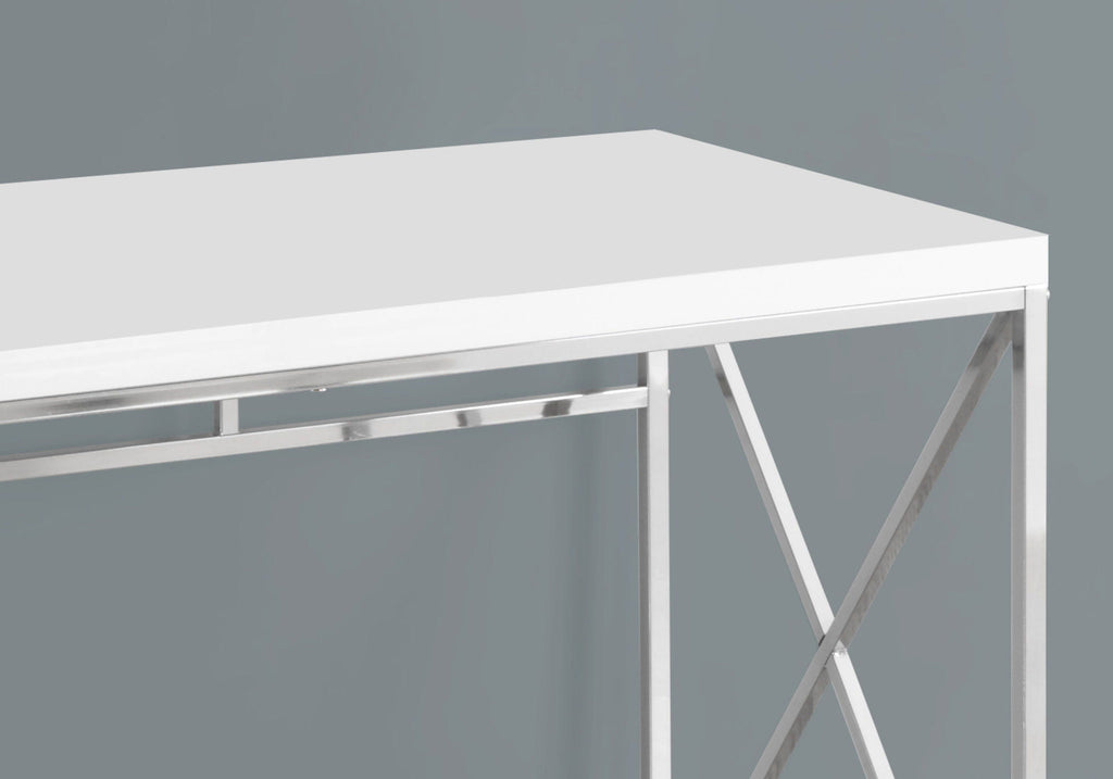 Computer Desk for Home Office, Laptop, Glossy Contemporary & Modern