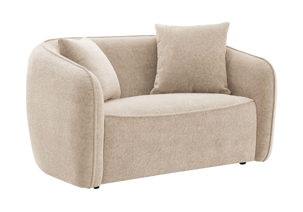Keith Loveseat With 2 Matching Color Toss Pillows