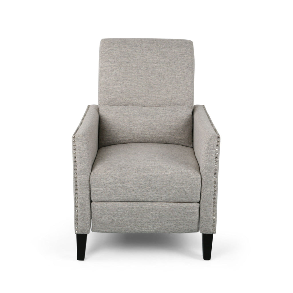Kiersten Contemporary Fabric Pushback Recliner