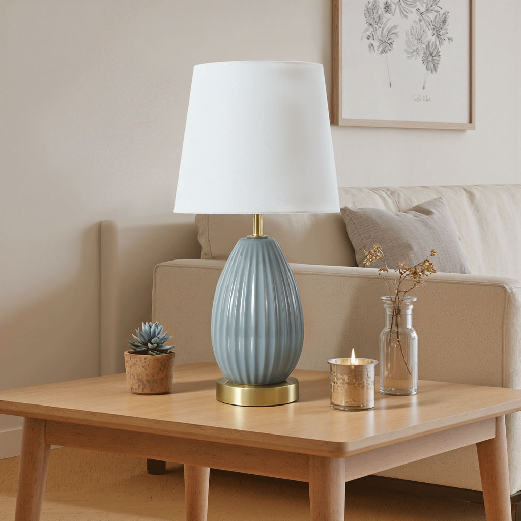 18-Inch Table Lamp Set of 2 with E26 Socket