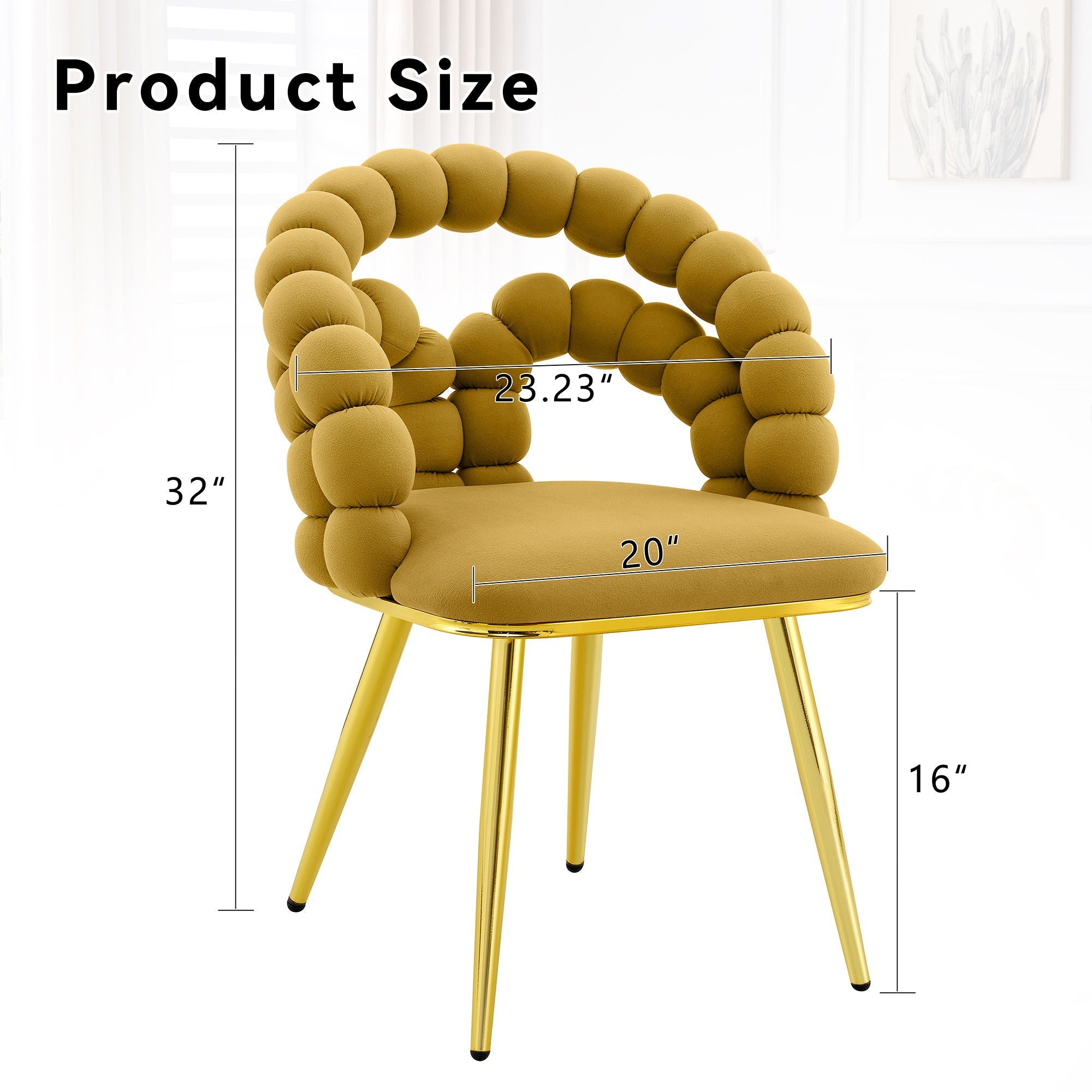 Puffy Bubble Ball Chain Chairs for Dining Room